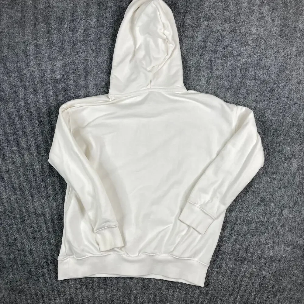 GAP Hoodie Kids 12 White Logo Pullover Fleece Sweatshirt‎